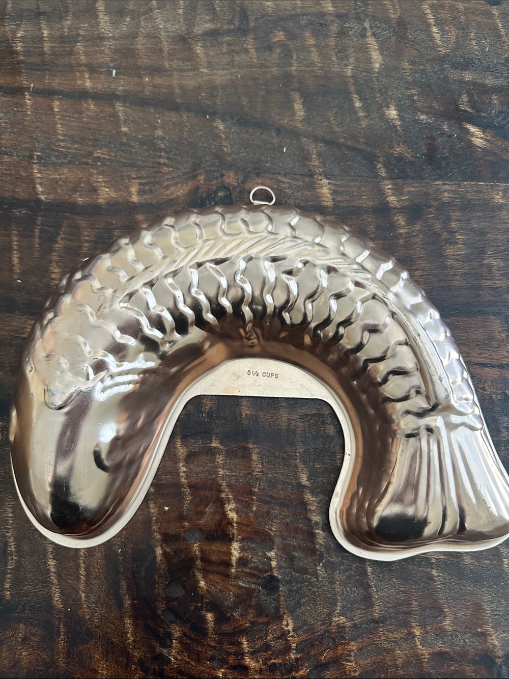 Copper-Tone Fish Mold